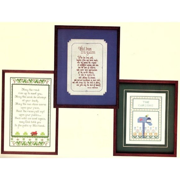 Gloria and Pat Its The Thought That Counts Counted Cross Stitch Patterns - Picture 8 of 12